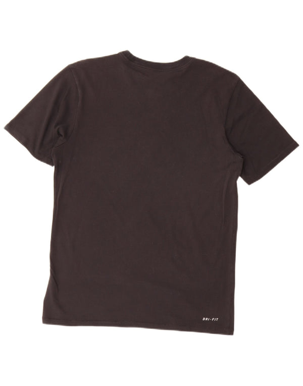 T-shirt grafica Nike da uomo con taglio atletico, colore nero medio