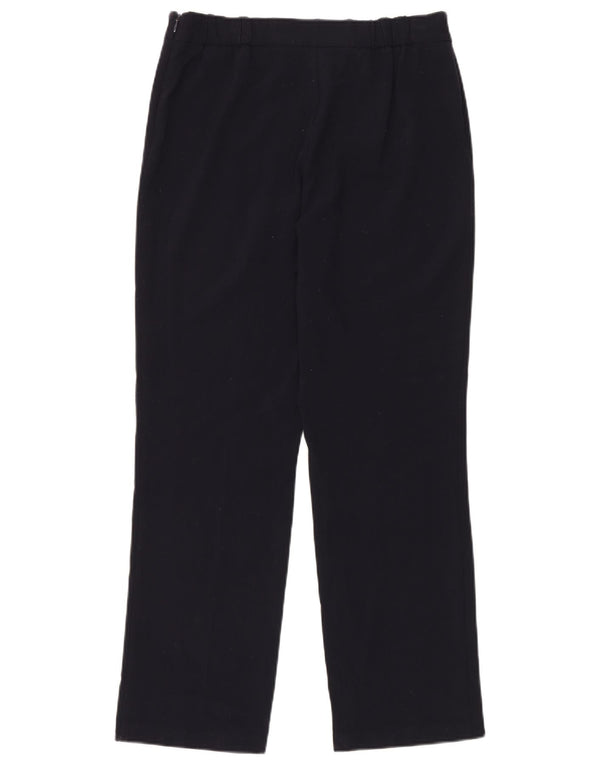 Pantaloni casual da donna Marks & Spencer UK 12 medi W32 L30 blu navy