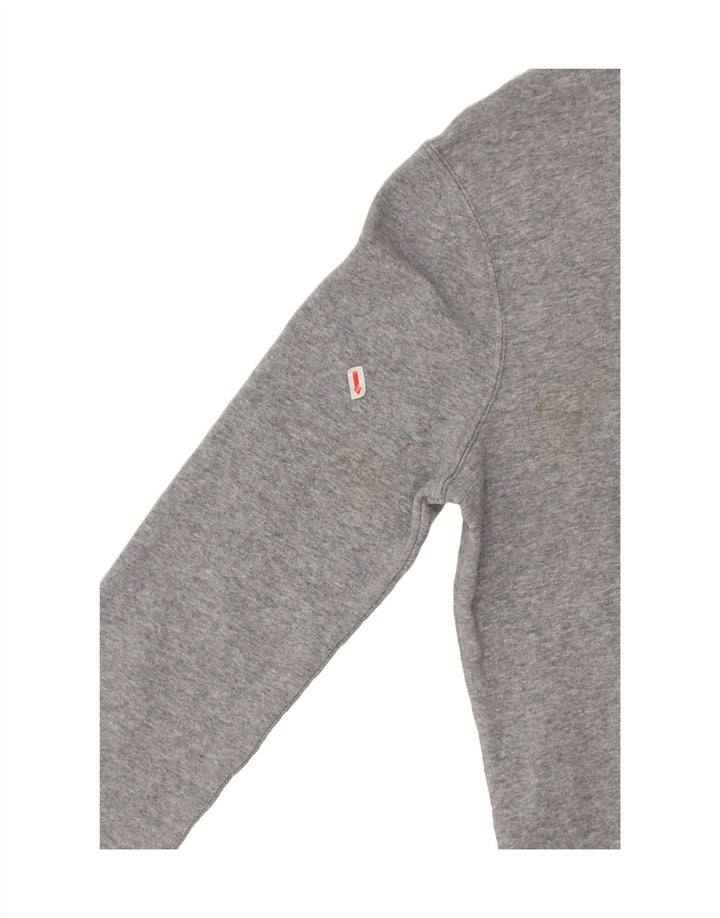 Felpa con grafica NIKE per ragazzi 13-14 anni XL in cotone grigio
