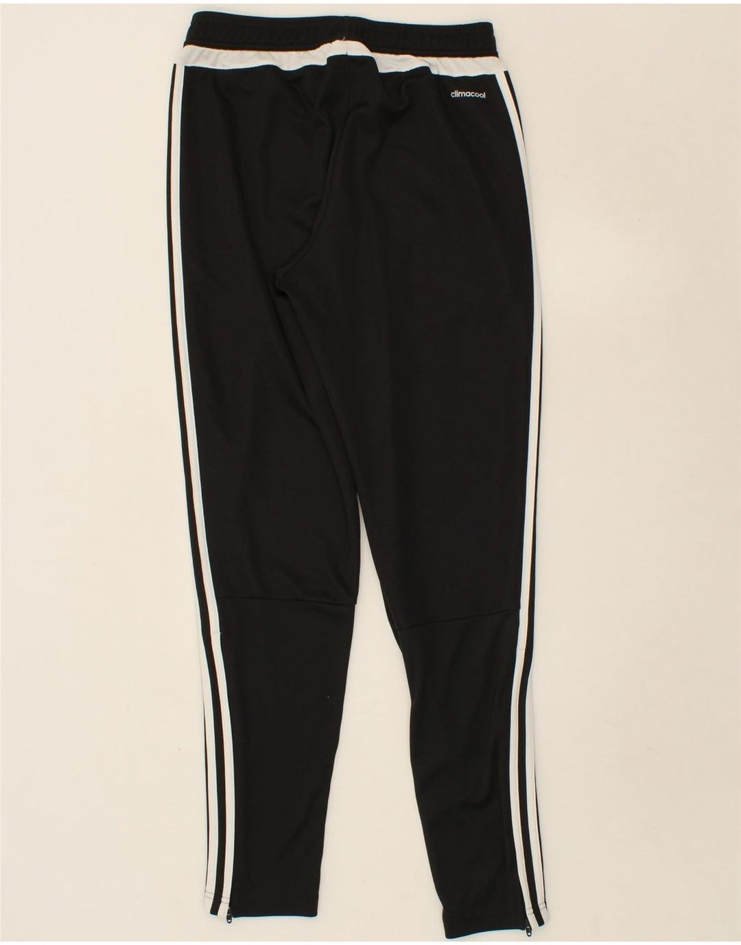 ADIDAS Womens Climacool Tracksuit Trousers UK 10 Small  Black Polyester Vintage Adidas and Second-Hand Adidas from Messina Hembry 