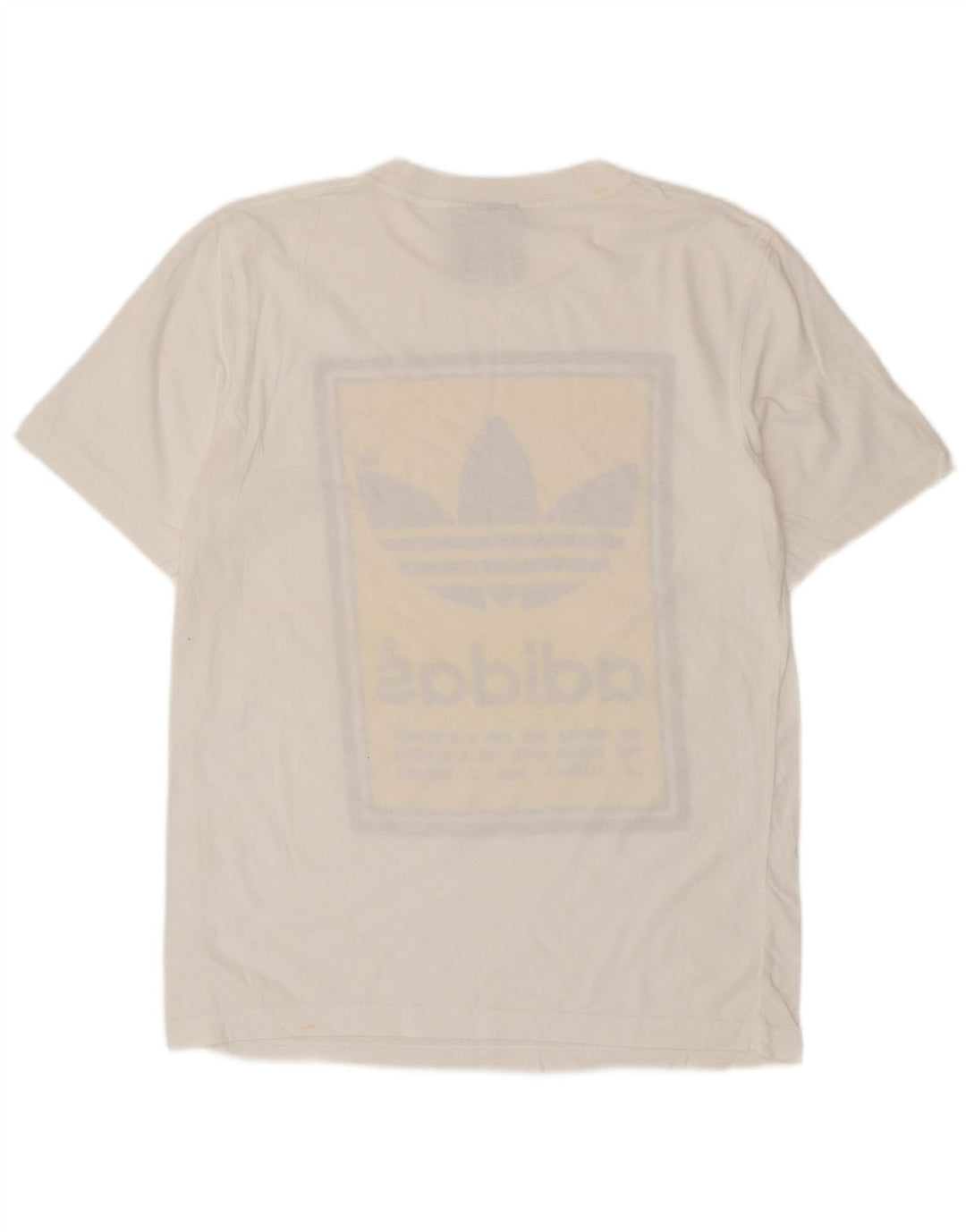 T-shirt grafica da uomo Adidas Top piccola bianca