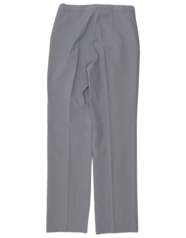 Benetton Pantaloni casual a vita alta da donna IT 44 Medio W28 L31 Blu