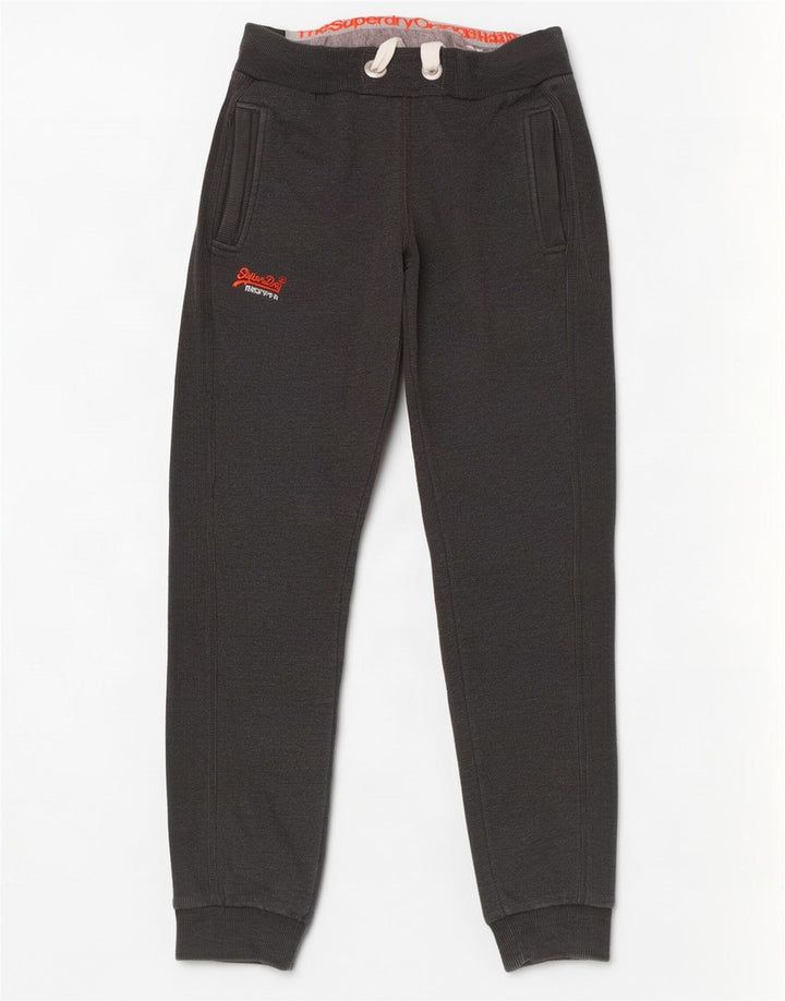 Pantaloni da tuta slim da uomo Superdry Joggers Small in cotone grigio