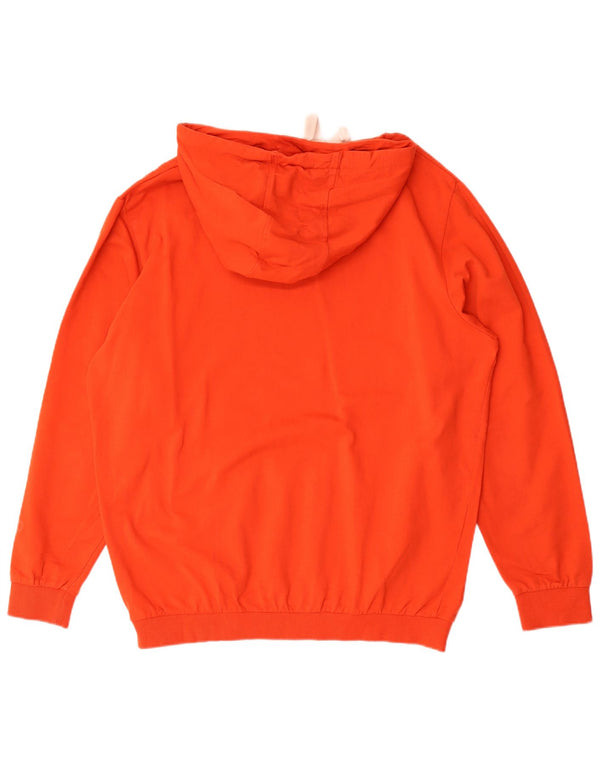 JEEP Felpa con cappuccio grafica da uomo 2XL Cotone arancione