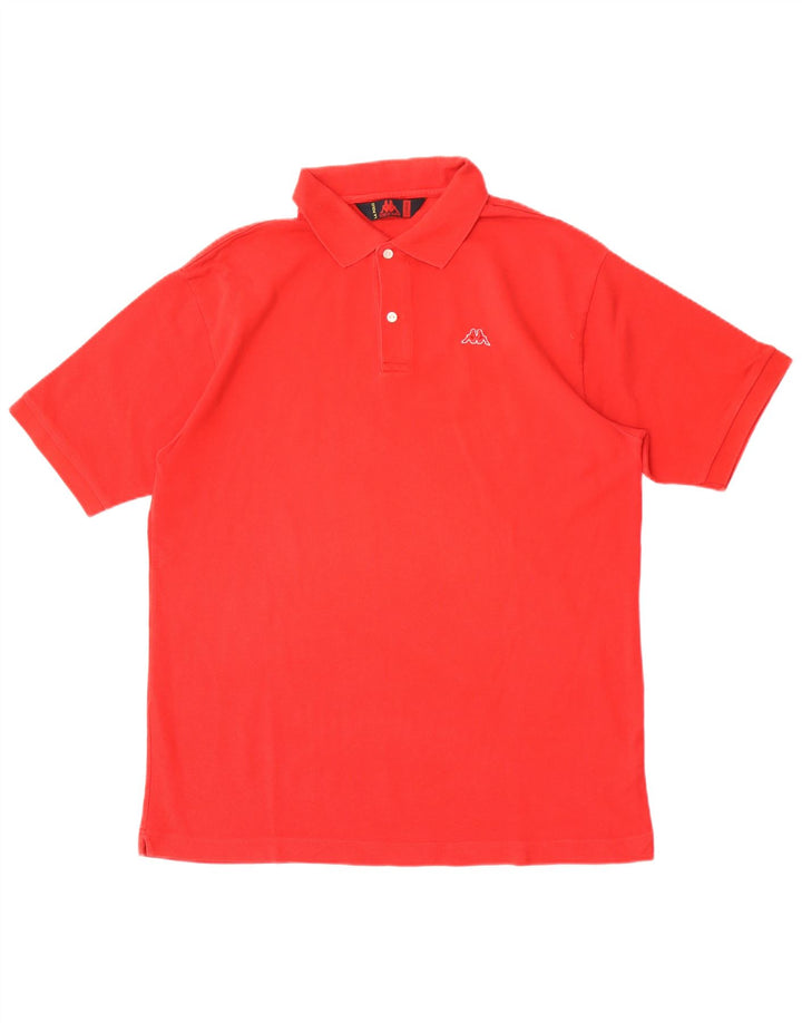 Polo Kappa Uomo XL Rosso Cotone