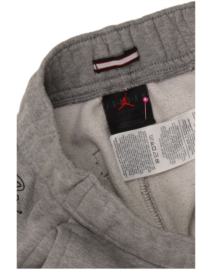 Pantaloni della tuta da uomo Jordan Joggers piccoli in cotone grigio