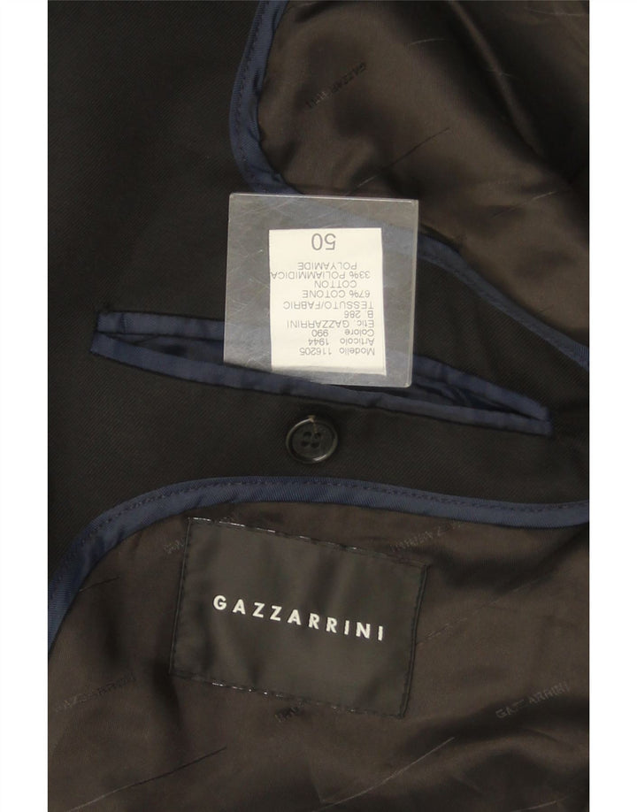 Trench Uomo Gazzarrini IT 50 Medio Nero Cotone