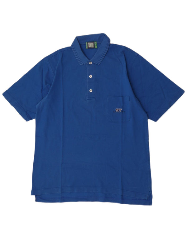 Polo Uomo Sergio Tacchini IT 50 Large Blu Cotone