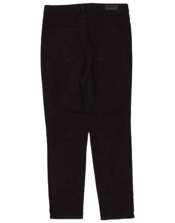 Pantaloni casual slim da donna Benetton W30 L27 neri