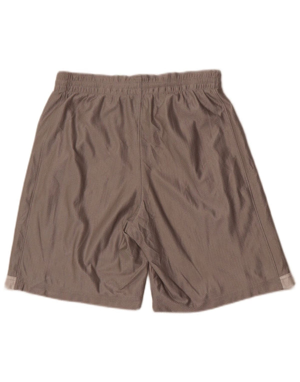 Pantaloncini sportivi Nike da uomo piccoli in poliestere grigio