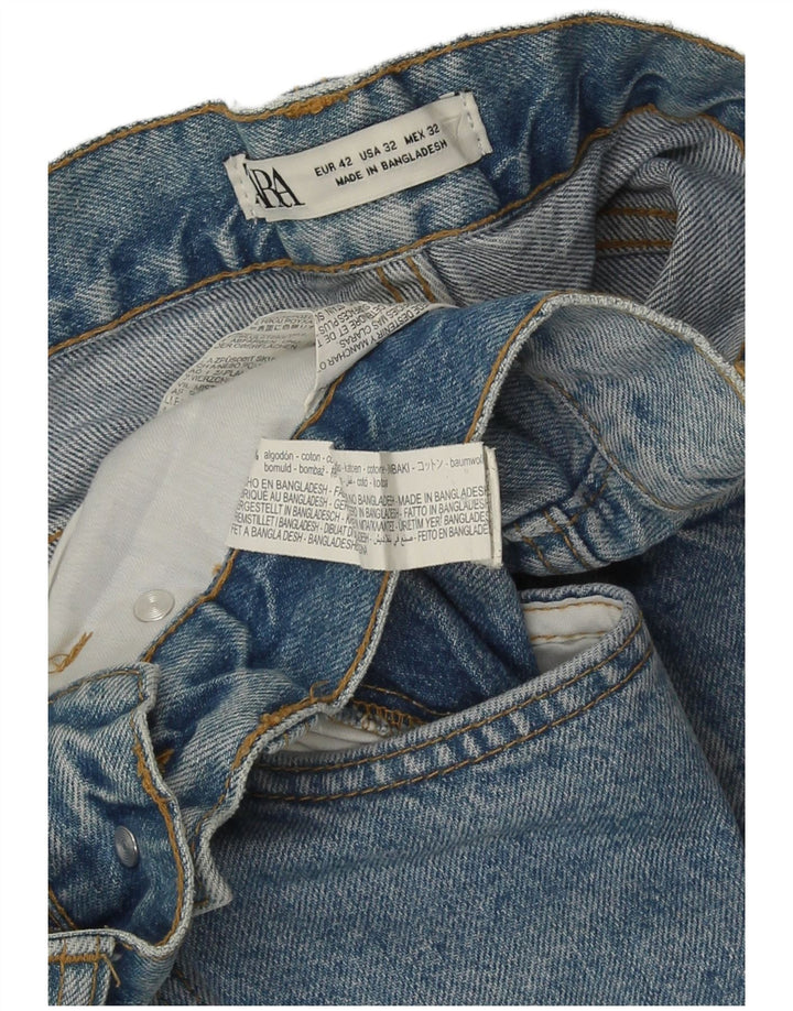 Jeans Capri da uomo Zara EU 42 Large W32 L23 Cotone blu