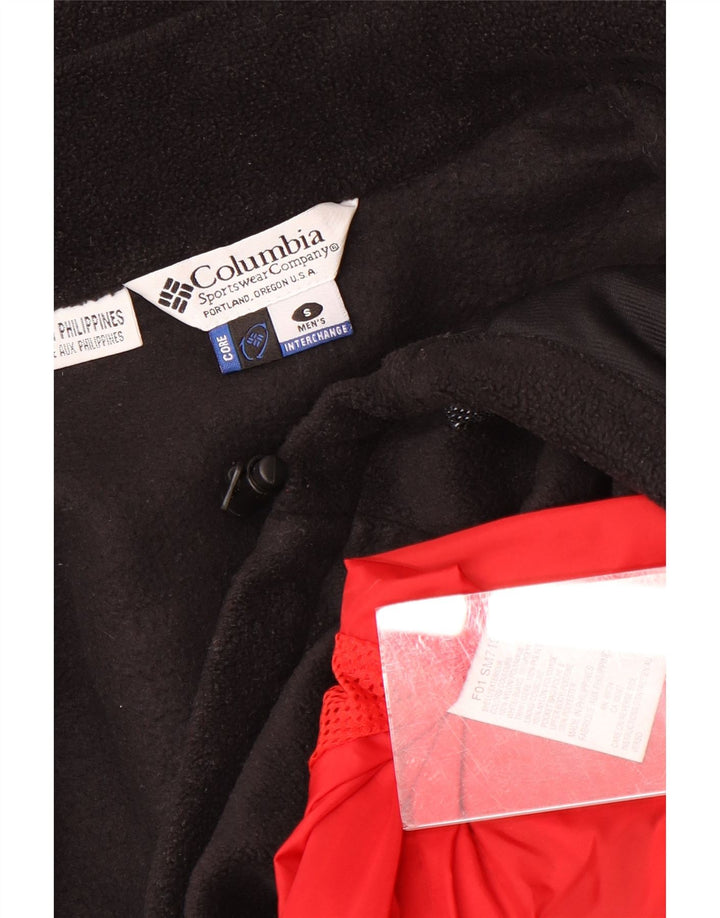 Giacca a vento Columbia Interchange da uomo UK 36 Small Red Colourblock