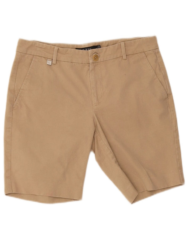 Pantaloncini chino da donna Ralph Lauren US 6 medi W32 cotone beige