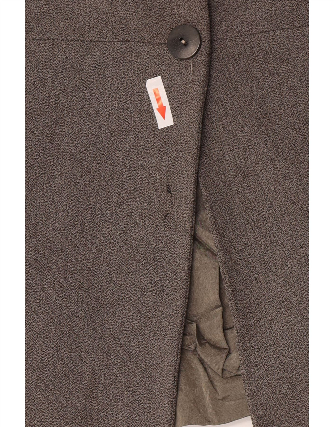 Giacca blazer a 2 bottoni da donna Marella UK 16 grande viscosa grigia
