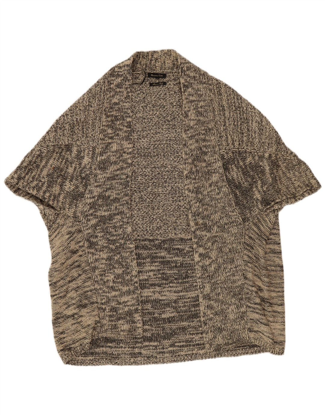 Maglione poncho da donna Massimo Dutti UK 14 grigio medio chiazzato