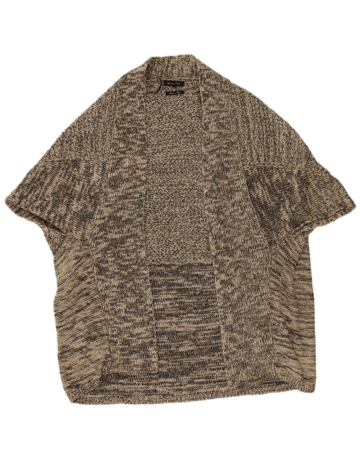 Maglione poncho da donna Massimo Dutti UK 14 grigio medio chiazzato