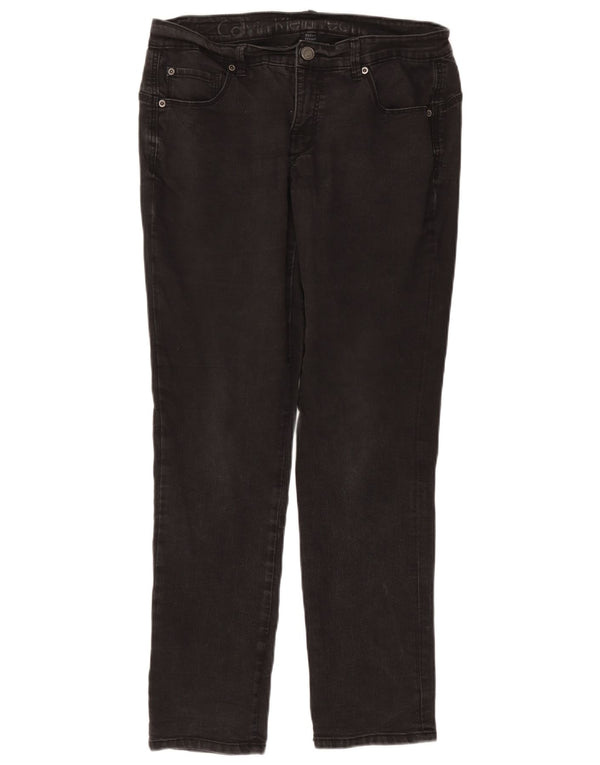 CALVIN KLEIN Jeans skinny curvy da donna W34 L30 Grigio