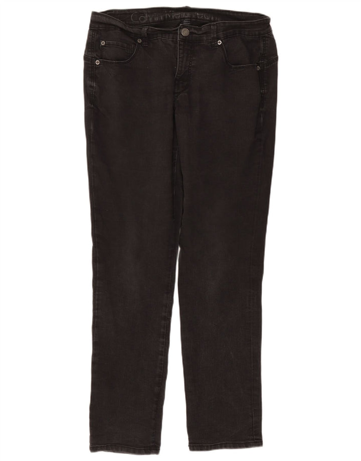 CALVIN KLEIN Jeans skinny curvy da donna W34 L30 Grigio