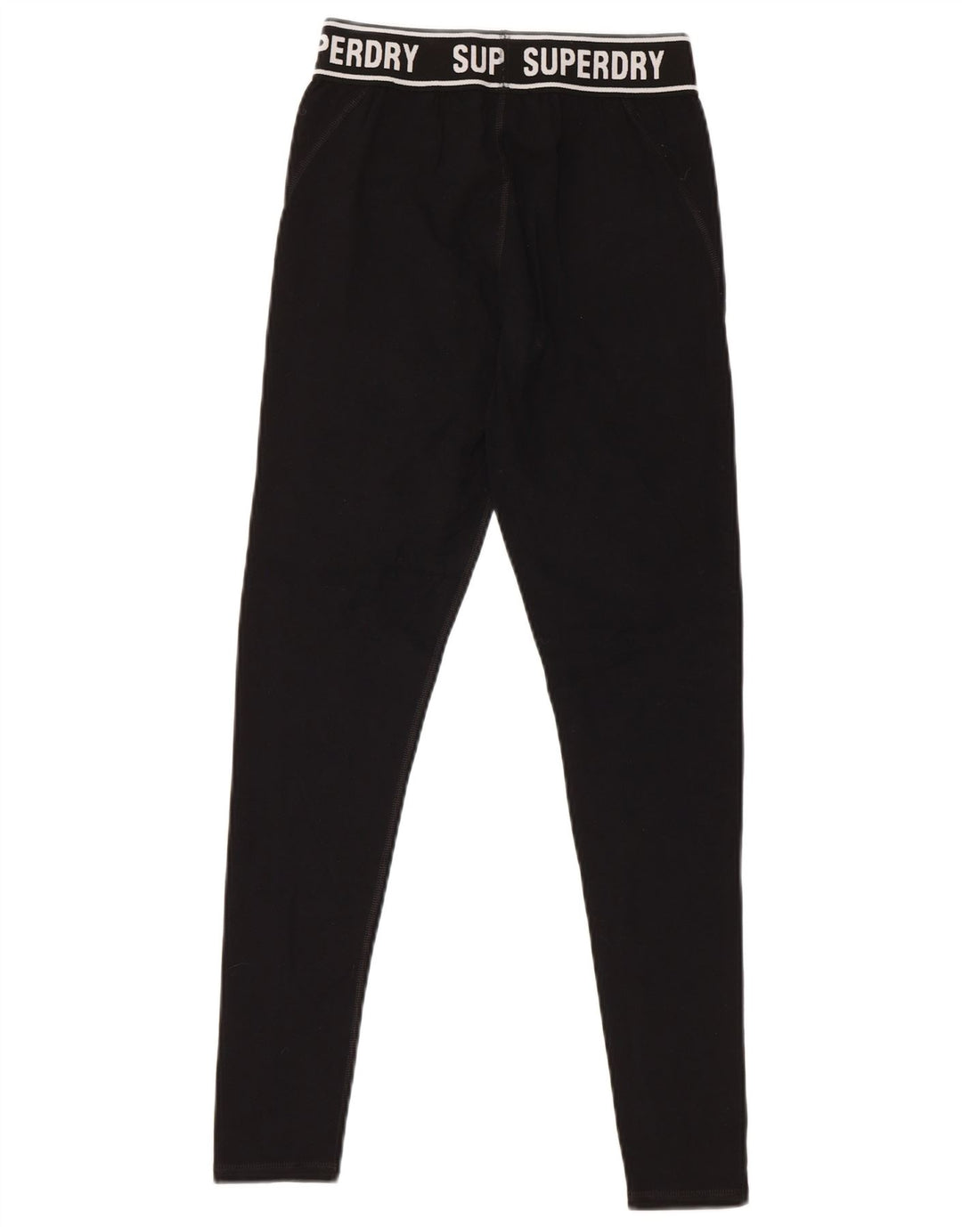 Leggings grafici da donna SUPERDRY UK 8 piccolo cotone nero