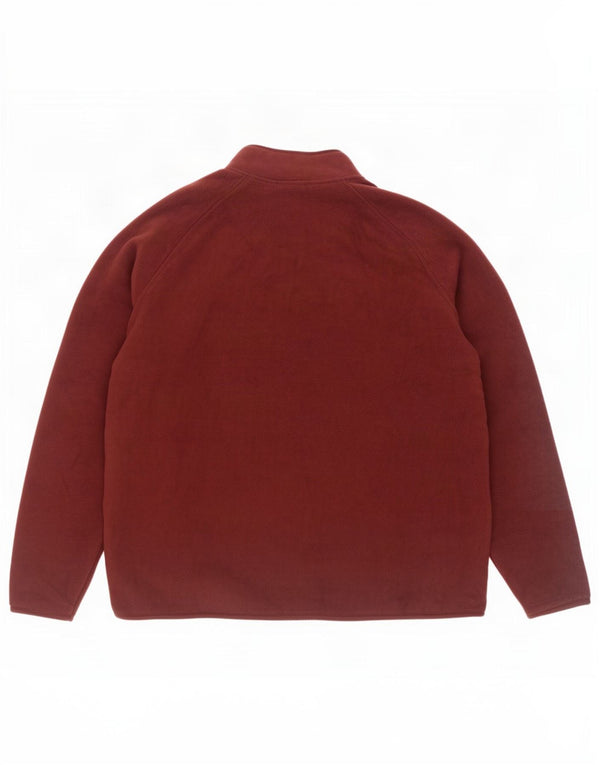 Giacca in pile da donna Marks & Spencer UK 22 3XL Poliestere bordeaux