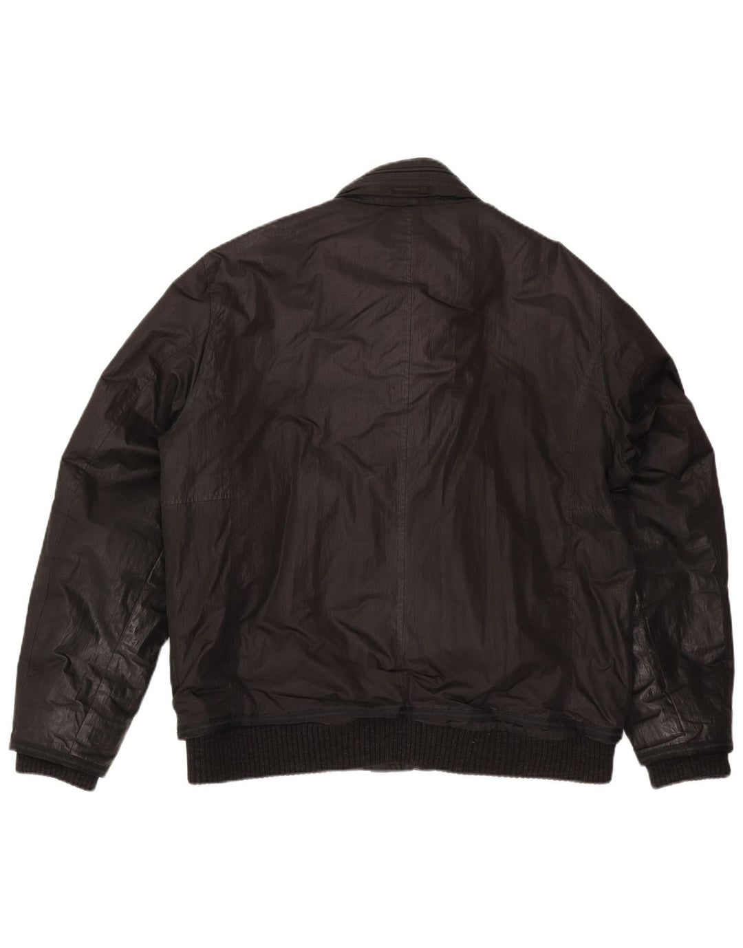 Giubbotto bomber con cappuccio da uomo Milestone UK 44 2XL poliestere nero