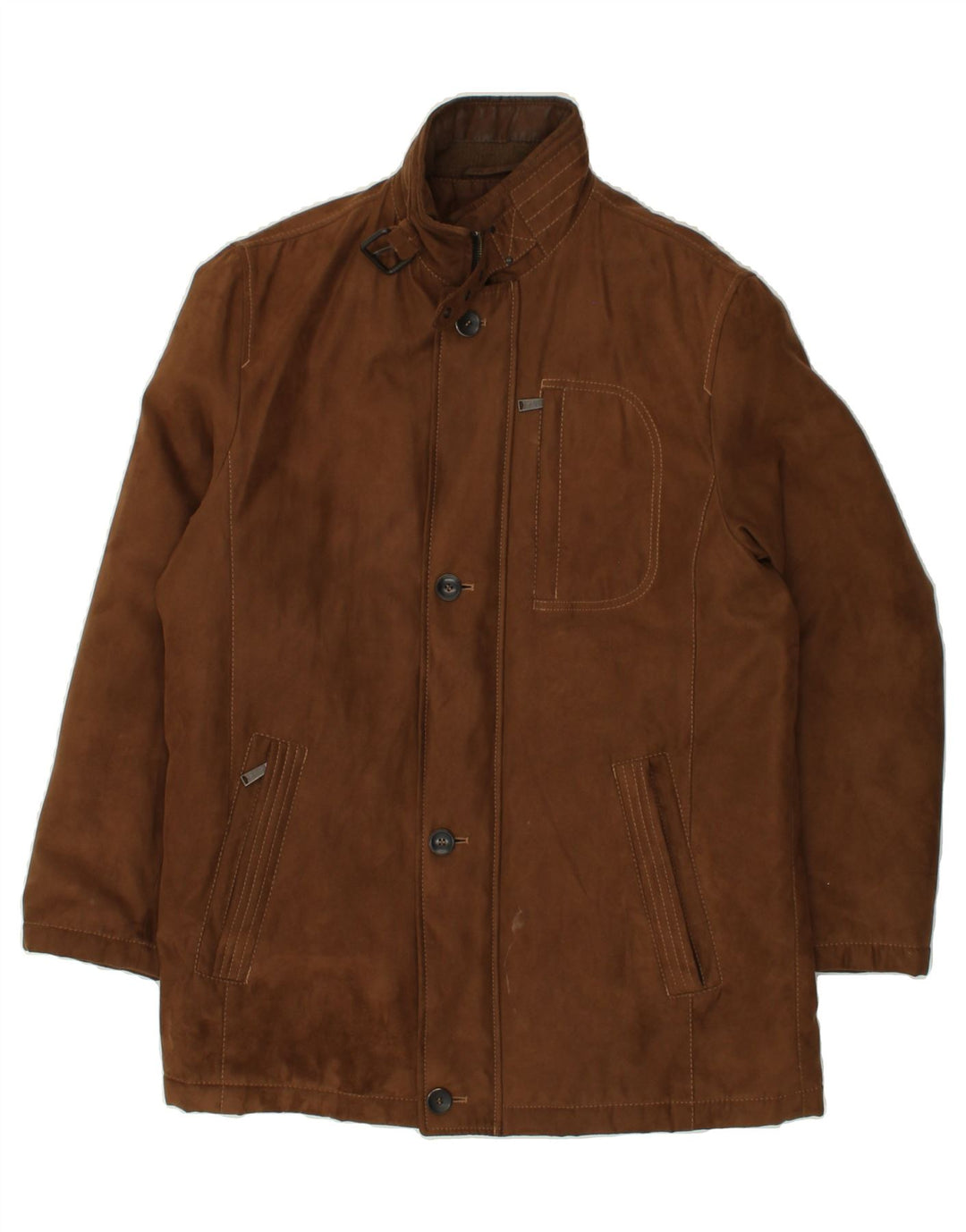 BUGATTI Mens Bomber Jacket UK 36 Small Brown Polyester Vintage Bugatti and Second-Hand Bugatti from Messina Hembry 