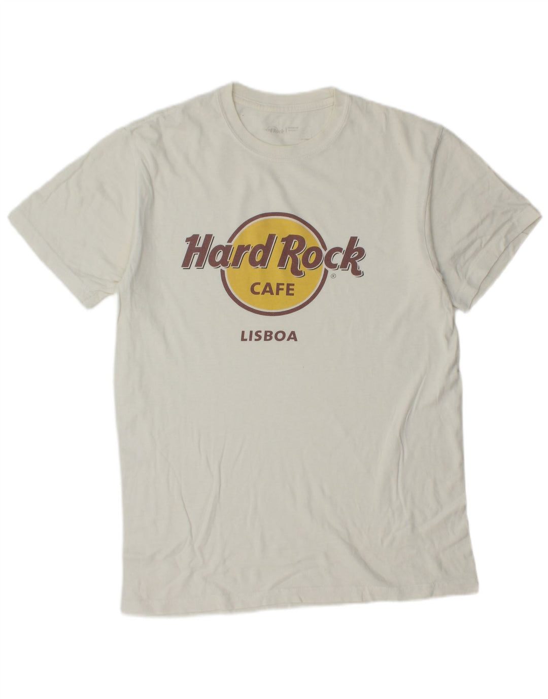 T-shirt grafica da uomo Hard Rock Cafe Lisboa, colore bianco medio