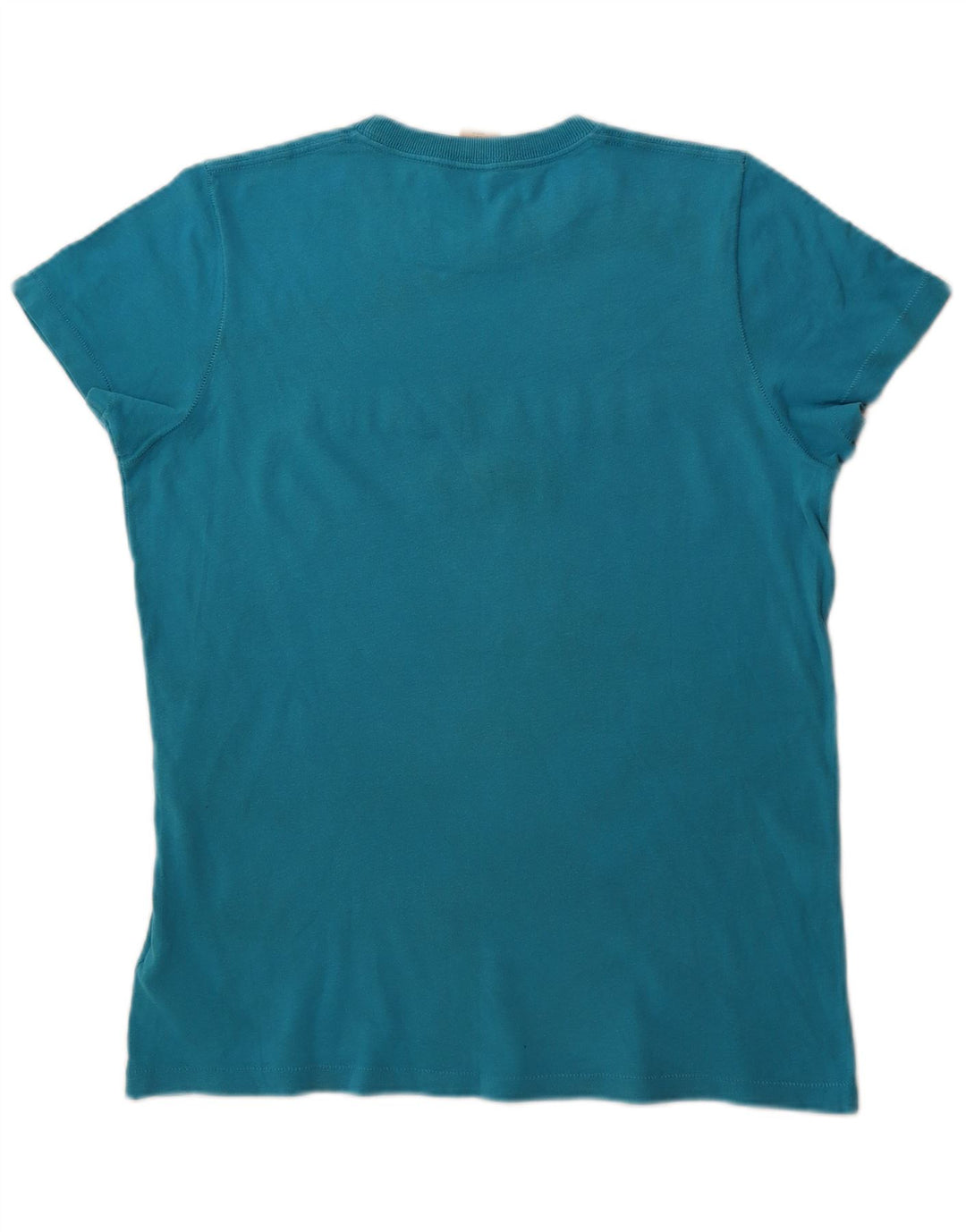 T-shirt grafica da uomo Hollister Top in cotone blu medio