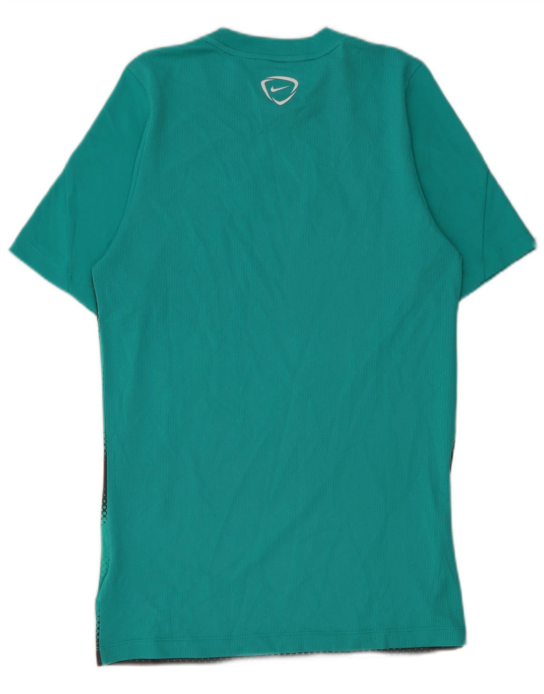 T-shirt grafica Nike Dri Fit da uomo, piccola, in poliestere color block blu
