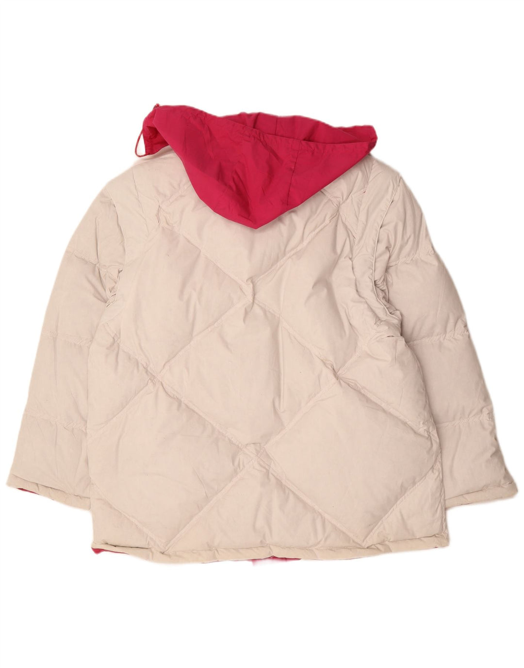 Giacca imbottita reversibile con cappuccio da uomo Diadora UK 40 Large in poliestere rosa