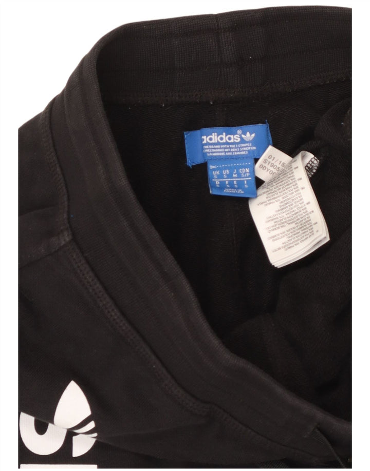 Pantaloncini sportivi grafici da uomo ADIDAS piccoli in cotone nero