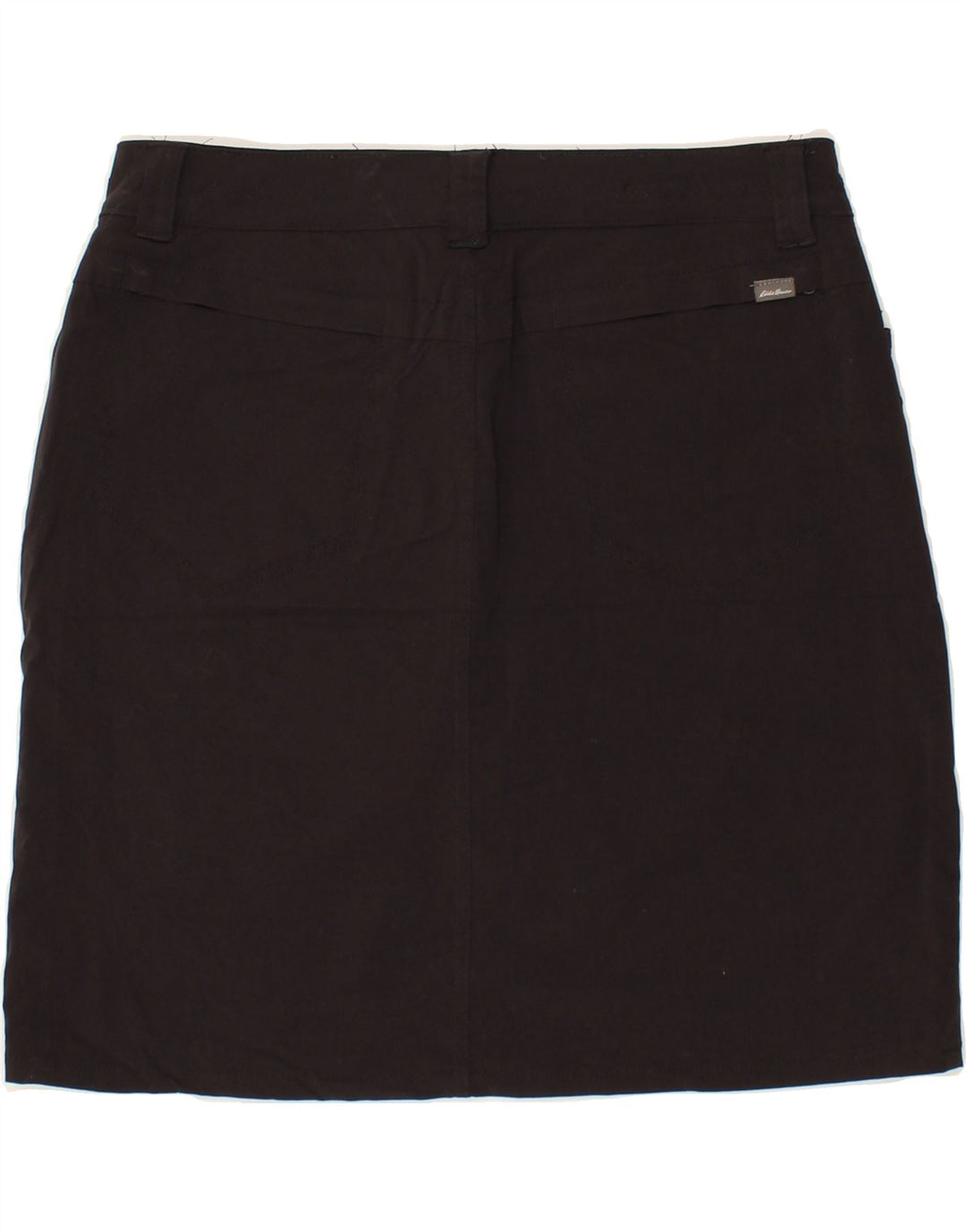 EDDIE BAUER Womens Straight Skirt US 8 Medium W30  Black Nylon Vintage Eddie Bauer and Second-Hand Eddie Bauer from Messina Hembry 
