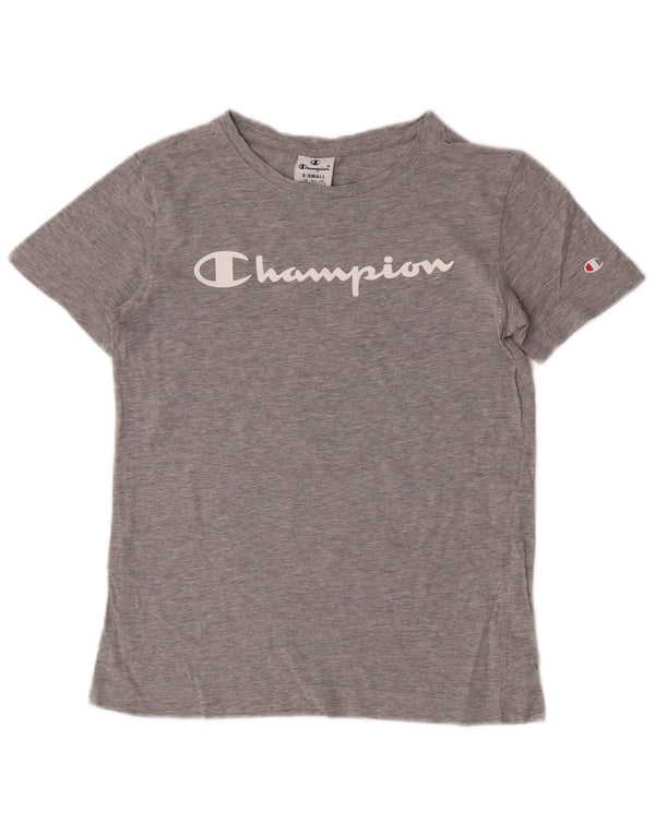 T-shirt grafica da donna Champion Top UK 6 XS Grigia