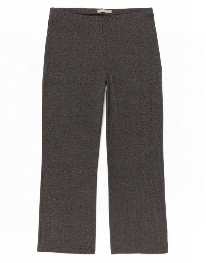 Pantaloni casual a gamba larga da donna Marks & Spencer W32 L27 Grigi