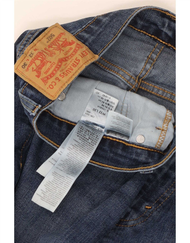 Levi's Uomo 502 Jeans dritti W32 L30 Blu