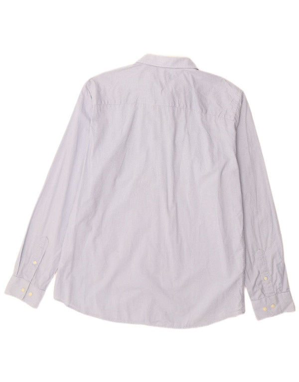 JACK & JONES Camicia premium da uomo taglia 44 XL Cotone maculato blu