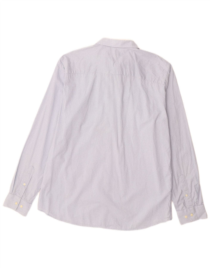 JACK & JONES Camicia premium da uomo taglia 44 XL Cotone maculato blu