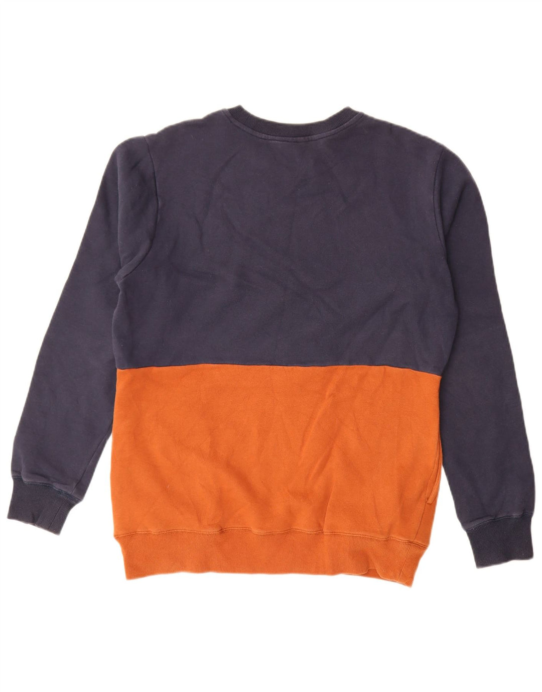 Felpa da uomo Volcom Maglione medio blu navy in cotone color block