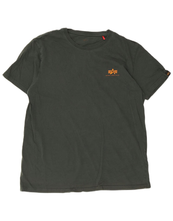 T-shirt da uomo Alpha Industries Top piccola verde
