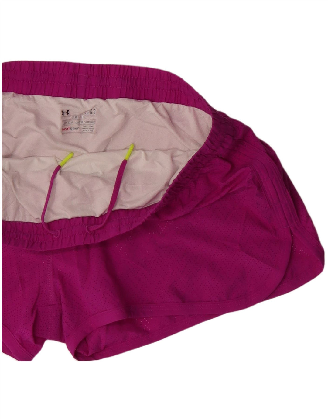 Pantaloncini sportivi Under Armour da donna Heat Gear UK 16 Large Pink Poliestere