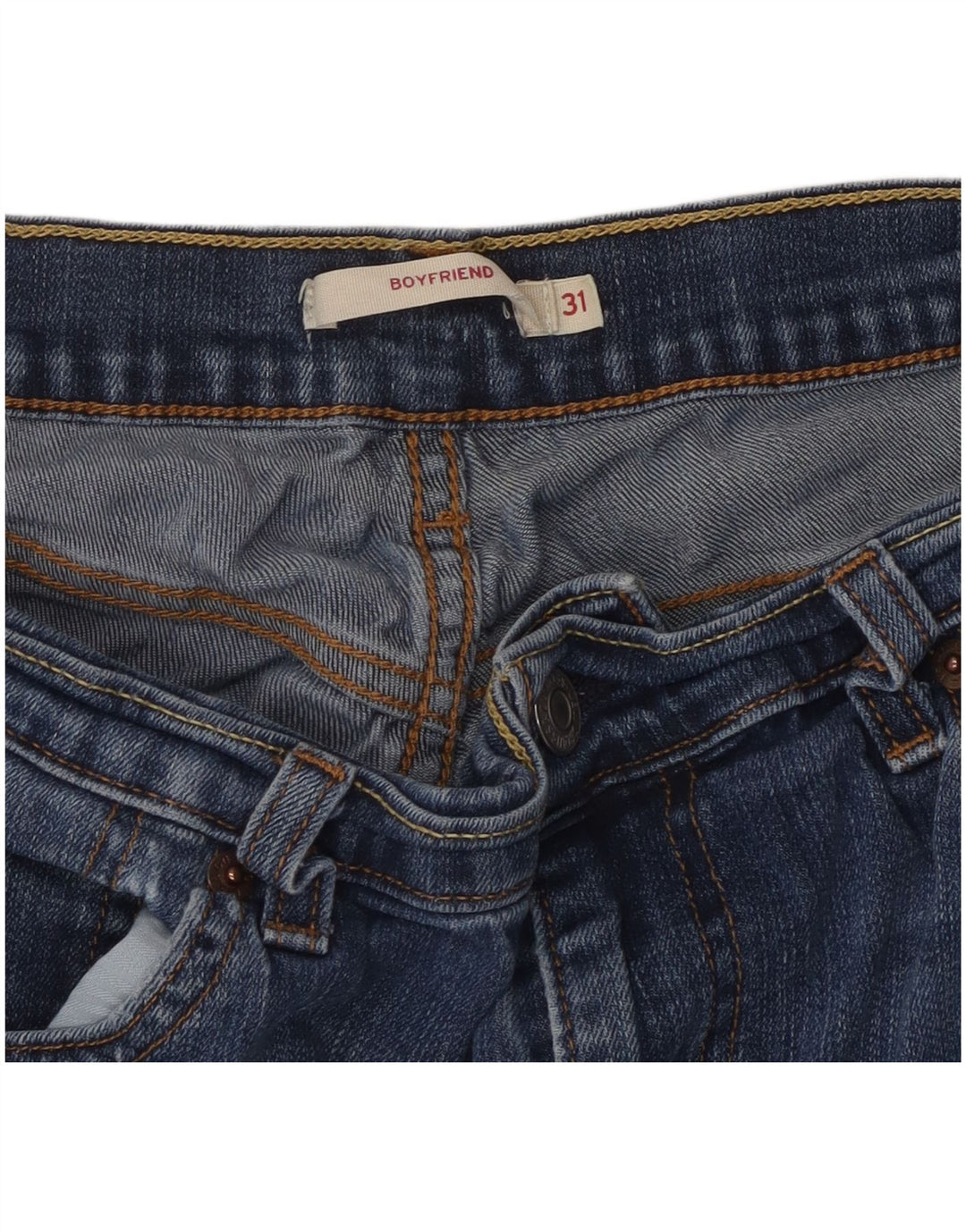 Jeans Boyfriend Slim da donna Levi's W31 L26 Blu