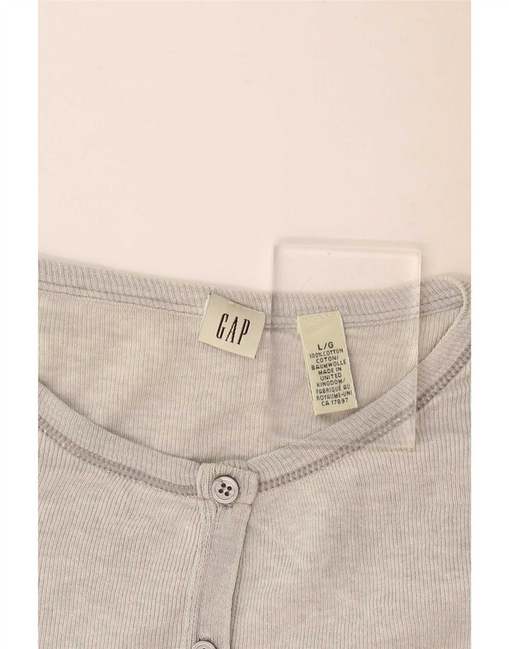 Maglione cardigan oversize da donna Gap UK 16 grande grigio