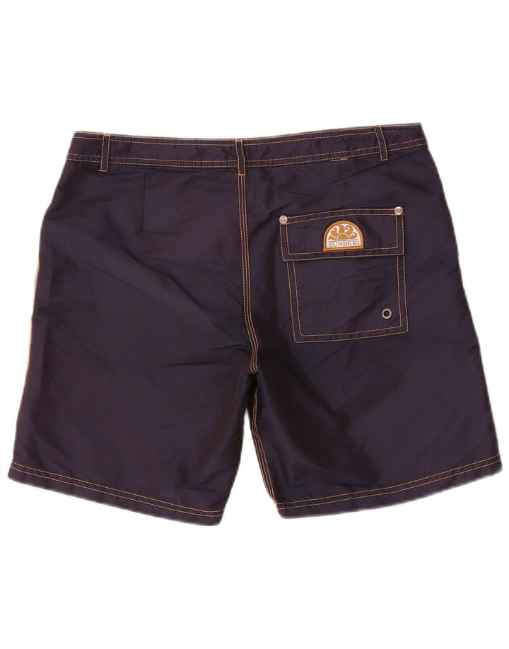 Pantaloncini da bagno da uomo Sundek medio poliestere blu navy