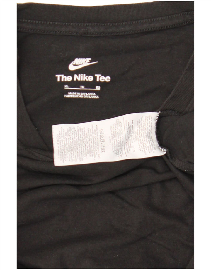 T-shirt da uomo Nike Top XL in cotone nero