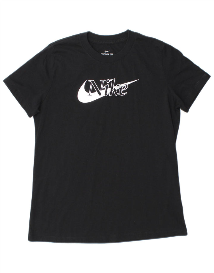 T-shirt grafica da donna Nike Top UK 12 media nera