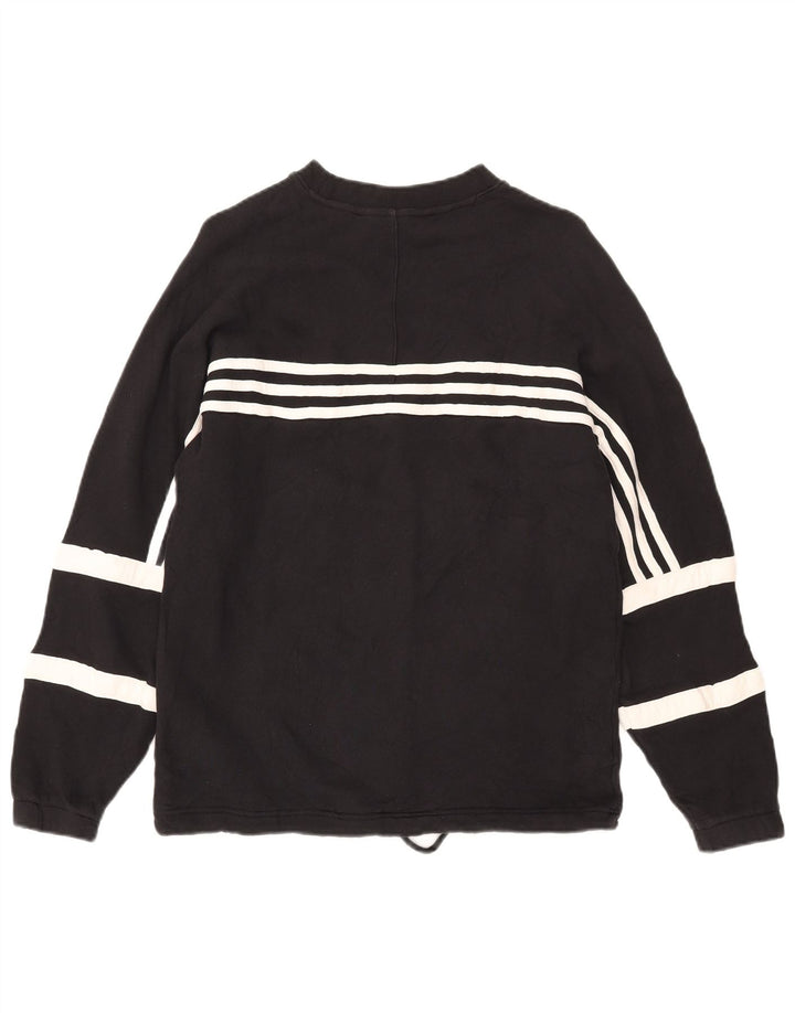 Felpa da donna Adidas Jumper UK 10 Small Black Cotton
