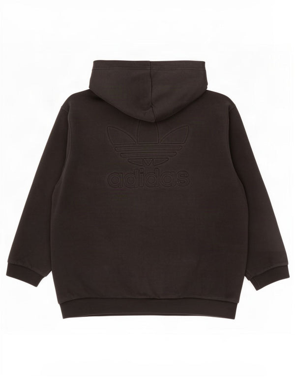 Felpa con cappuccio da uomo Adidas XL in cotone nero
