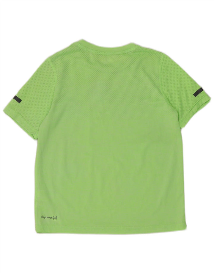 Maglietta Russell Athletic da bambino Dri-Power 7-8 anni in nylon verde medio