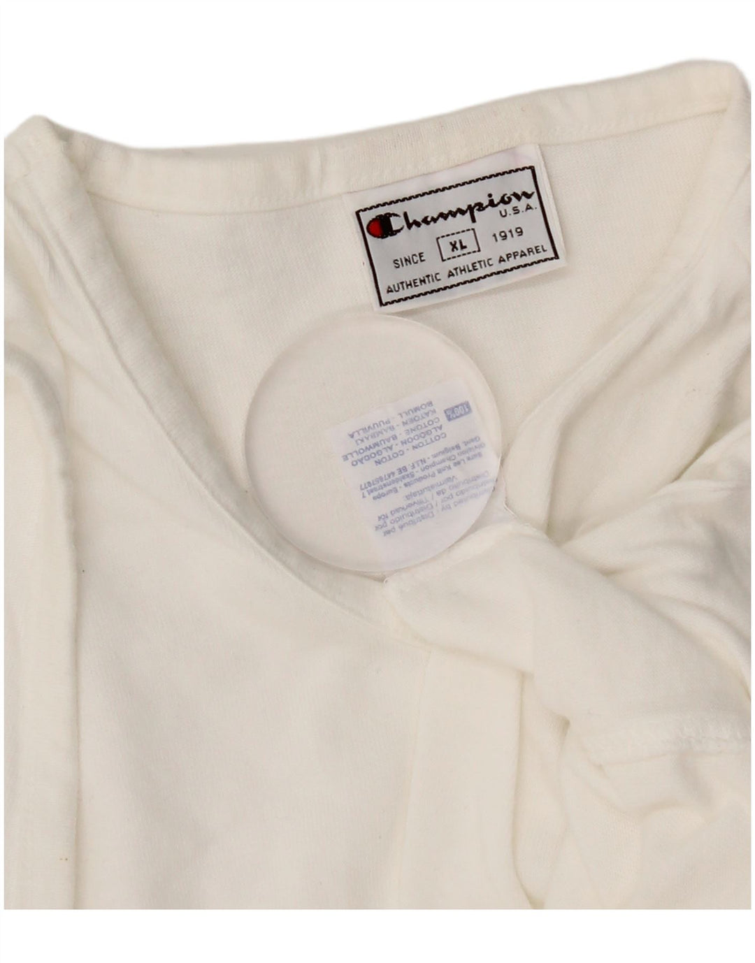 Canotta da donna Champion UK 18 XL cotone bianco