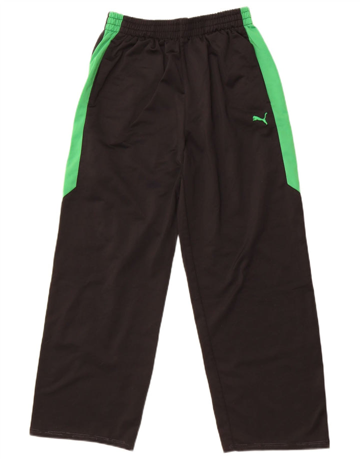 Pantaloni della tuta da ragazzo Puma 13-14 anni Poliestere color block nero